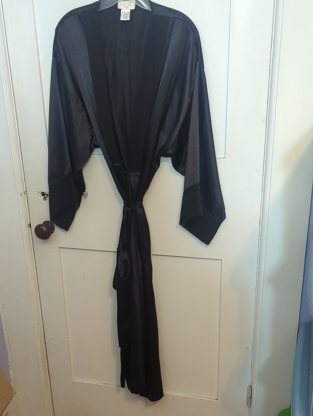 Vintage Inner Most by Sears silky black robe. Gently used.